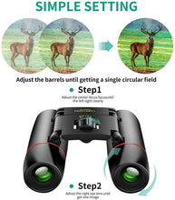 Load image into Gallery viewer, 8 x 21 Small Pocket Binoculars Compact