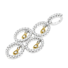 Load image into Gallery viewer, 14K Two- Toned Gold 2/5 cttw Round Diamond Pendant Necklace (H-I, I1-I2)