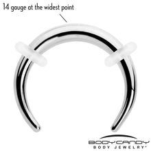 Load image into Gallery viewer, 14G 5/16 Pincher Crescent Taper