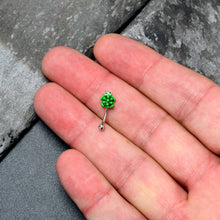 Load image into Gallery viewer, 16G 5/16 Texture Turtle Curved Eyebrow Ring