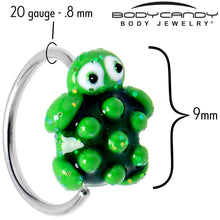 Load image into Gallery viewer, 20G 5/16 Texture Turtle Nose Hoop