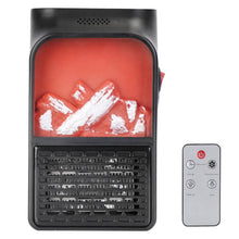 Load image into Gallery viewer, 800w Plug-In Space Heater Wall Outlet with 360° Rotatable Plug