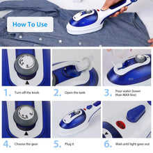 Load image into Gallery viewer, 800W Portable Iron Garment Steamer