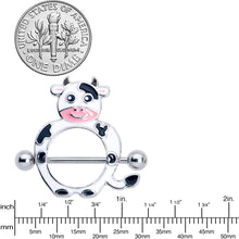 Load image into Gallery viewer, 14G 9/16 Moo Cow Nipple Shield Set