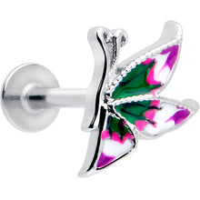 Load image into Gallery viewer, 16G 5/16 Profile Butterfly Labret Monroe Tragus