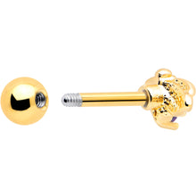 Load image into Gallery viewer, 16G 1/4 Purple Gem Gold Tone Beauty Bug Cartilage Tragus Earring