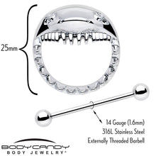 Load image into Gallery viewer, 14G 9/16 Shark Bite Nipple Shield Set