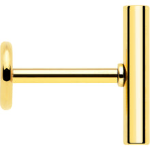 Load image into Gallery viewer, 316L Surgical Steel Straight Barbell Flat Back Stud Earrings - 1 Pair
