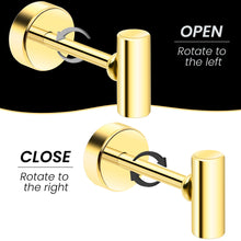 Load image into Gallery viewer, 14k Yellow Gold Plated Straight Barbell Ball Flat Back Stud Earrings - 1 Pair
