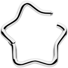 Load image into Gallery viewer, 16G 5/16 Star Shaped Hinged Segment Ring