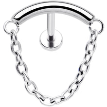 Load image into Gallery viewer, 18G 5/16 Titanium Threadless Chain Dangle Hidden Helix Earring