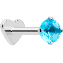 Load image into Gallery viewer, 18G 5/16 CZ Implant Grade Titanium Reversible Threadless Flatback