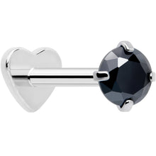 Load image into Gallery viewer, 18G 5/16 CZ Implant Grade Titanium Reversible Threadless Flatback