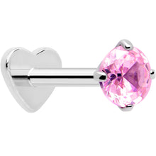 Load image into Gallery viewer, 18G 5/16 CZ Implant Grade Titanium Reversible Threadless Flatback