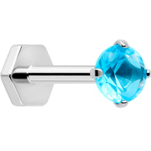 Load image into Gallery viewer, 18G 5/16 CZ Implant Grade Titanium Reversible Threadless Flatback