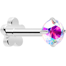 Load image into Gallery viewer, 18G 5/16 CZ Implant Grade Titanium Reversible Threadless Flatback