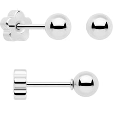 Load image into Gallery viewer, 20G CZ Gem Ball Arch Butterfly Reversible Flower Flat Back Earring Set of 6