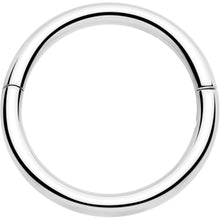 Load image into Gallery viewer, 20G Implant Grade Titanium Half Closure Hinged Segment Ring