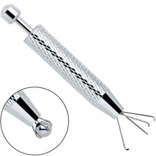 Load image into Gallery viewer, Silver Piercing Ball Grabber Tool 2.48 Inch Length