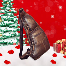Load image into Gallery viewer, Genuine Leather Crossbody Sling Bag (Unisex)