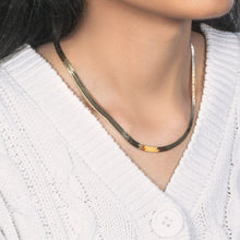 Load image into Gallery viewer, Imperial Herringbone Chain in 10k Yellow Gold (5.00 mm)