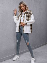 Load image into Gallery viewer, Timeless Modern Plaid Collared Neck Button Down Jacket Casual Simple Jacket For Women Classic Jacket