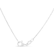 Load image into Gallery viewer, .925 Sterling Silver 0.7mm Slim and Dainty Unisex 18" Inch Ball Bead Chain Necklace