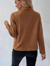 Load image into Gallery viewer, Classic Minimalist Collared Long Sleeve Jacket for Women – Minimalist & Lightweight Everyday Outerwear