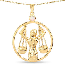 Load image into Gallery viewer, 0.15 Carat Genuine Ethiopian Opal .925 Sterling Silver Pendant