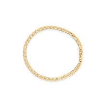 Load image into Gallery viewer, 10K Yellow Gold 4.00 Cttw Channel Set Round Diamond Tennis 7" Bracelet (J-K Color, I1-I2 Clarity)