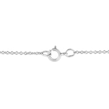 Load image into Gallery viewer, .925 Sterling Silver Prong-Set Diamond Accent Starfish Pendant Necklace (I-J Color, I1-I2 Clarity) - Size 18"