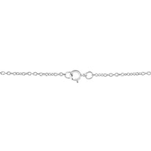 Load image into Gallery viewer, .925 Sterling Silver Diamond Accent Virgo Zodiac Key 18" Pendant Necklace (K-L Color, I1-I2 Clarity)