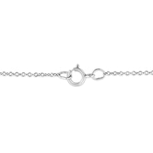 Load image into Gallery viewer, .925 Sterling Silver Prong-Set Diamond Accent Starfish Pendant Necklace (I-J Color, I1-I2 Clarity) - Size 18"