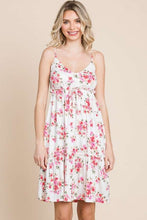 Load image into Gallery viewer, Full Size Floral Frill Cami Summer Dress For Women – Feminine Floral Cami Dress, Flirty Floral Dress, Playful Frill Dress, Elegant Cami Dress, Chic Floral Dress, Relaxed Fit Cami Dress, Stylish Summer Floral Dress