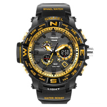 Load image into Gallery viewer, New Luxury Sport Watch With Dual Display LED Digital Analog Electronic Quartz Display and Waterproof 30M protection