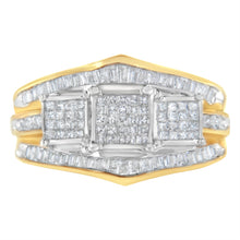 Load image into Gallery viewer, 10KT Two-Toned Gold Diamond Ring (1 cttw, H-I Color, SI1-SI2 Clarity)