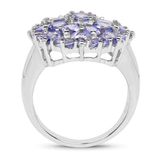 Load image into Gallery viewer, 2.79 Carat Genuine Tanzanite .925 Sterling Silver Ring