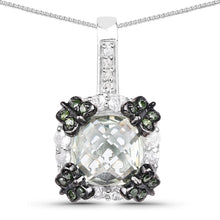 Load image into Gallery viewer, 2.72 Carat Genuine Multi Stones .925 Sterling Silver Pendant