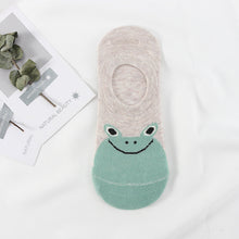 Load image into Gallery viewer, 5 Pairs Cute Animal Spring Women Cotton Boat Socks Set Korean Style Funny Cat Dog Panda Low Cut Ankle Short Socks