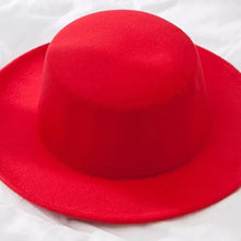 Load image into Gallery viewer, Winter Autumn Woolen Women Men Fedora Hats Fashionable Women Classic Wide Brim Fedora Hat Adjustable Big Fedoras Hat Luxury Brim Fedora Hat Summer Men Classic Hat