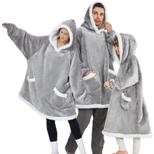 Load image into Gallery viewer, Modern Oversized Hoodie Blanket With Sleeves Sweatshirt Woman Fleece Hoody Women Pocket Female Hooded Oversized Hoodie Blanket Fleece Warm Cozy Blanket for Women One Size Fits All Men Women
