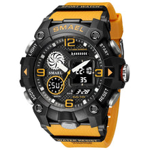 Load image into Gallery viewer, Sport Watch For Men WIth Dual Time Waterproof 50M Miliatry Watches Chronograph Alarm Army Wristwatch