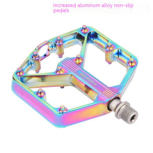 Load image into Gallery viewer, Bicycle Pedal Non-Slip Bike Pedals Aluminum Alloy Flat Platform Applicable Waterproof Cycling Accessories Bike Pedals Road Bicycle Pedals Cleats Set Clipless Pedals Compatible With Road Bikes
