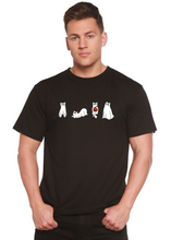 Load image into Gallery viewer, Halloween Cats Men's Bamboo Viscose/Organic Cotton Short Sleeve Graphic T-Shirt