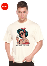 Load image into Gallery viewer, Respectfully Middle Finger Unisex Bamboo/Cotton Graphic T-Shirt