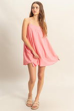 Load image into Gallery viewer, A-Line Flowy Mini Cami Dress with Pockets –Casual & Chic Spaghetti Strap Dress with Functional Pockets for a Relaxed Summer Look