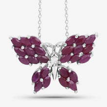 Load image into Gallery viewer, 3.12 Carat Genuine Ruby .925 Sterling Silver Pendant