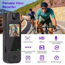 Load image into Gallery viewer, Premium Portable Body Camera Recorder – HD, SD Card Compatible