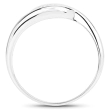 Load image into Gallery viewer, 0.74 Carat Genuine Blue Topaz .925 Sterling Silver Ring