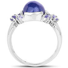 Load image into Gallery viewer, 3.76 Carat Genuine Tanzanite .925 Sterling Silver Ring